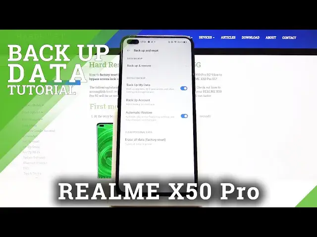 'Video thumbnail for How to Enable Google Backup in Realme X50 Pro- Backup All Data'