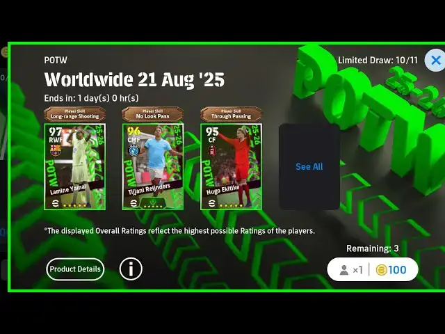 'Video thumbnail for Grab This Highlight Card for free. He is a beast馃敟 in passing!! Efootball 2026'