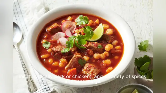Video thumbnail for posole recipe