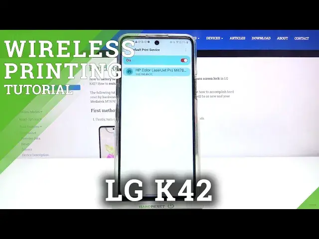 'Video thumbnail for Printer Connection - LG K42 & Printer Settings'