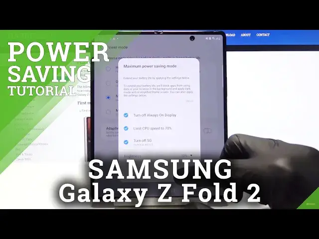 Video thumbnail for How to Enable Power Saving Mode in SAMSUNG Galaxy Z Fold 2 – Battery Settings