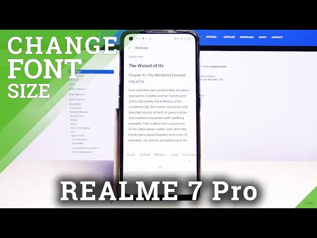 'Video thumbnail for How to Change Font Size in REALME 7 Pro – Find Font Options'