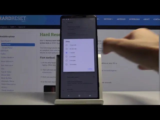 Video thumbnail for How to Adjust Screen Timeout in SONY Xperia 1 II - Change Sleep Time