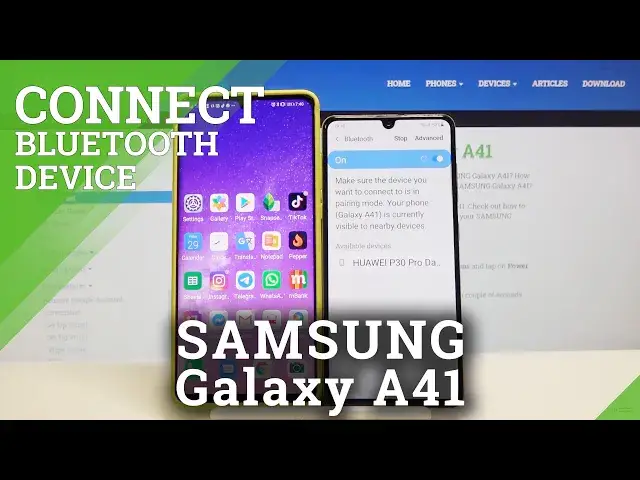 'Video thumbnail for How to Pair Devices with Samsung Galaxy A41 – Create Bluetooth Connection'