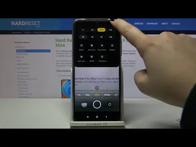 'Video thumbnail for XIAOMI Redmi Note 9 Pro Max – Change Aspect Ratio & Camera Configuration'