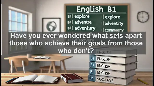 Video thumbnail for 2500 Must Know CEFR B1 Vocabulary - The Power of Being Determined: Key to Achieving Your Goals