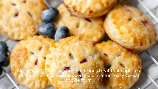 Video thumbnail for Blueberry Pie Cookies