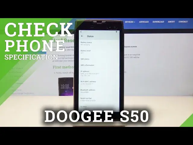 Video thumbnail for How to Check Phone Specs in Doogee S50 - Discover Android Details