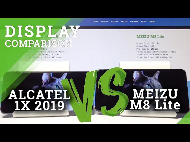 Video thumbnail for Screen Test ALCATEL 1X 2019 vs MEIZU M8 Lite | Display Comparison