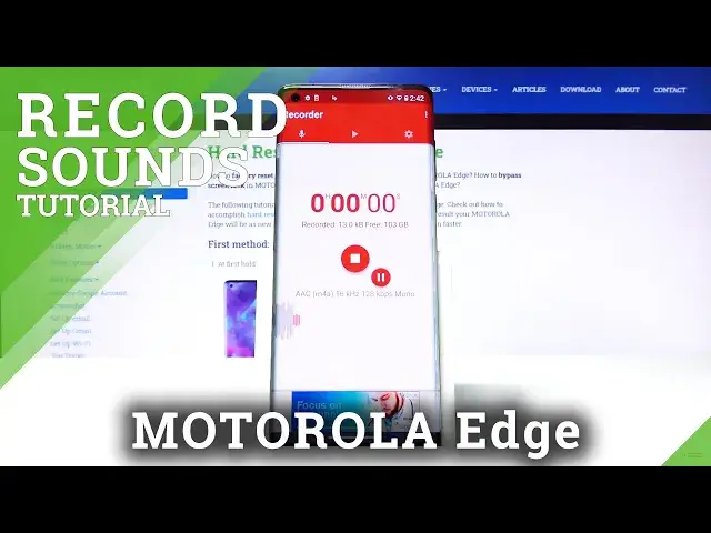 'Video thumbnail for How to Record Sounds with Motorola Edge – Use Voice Recorder'