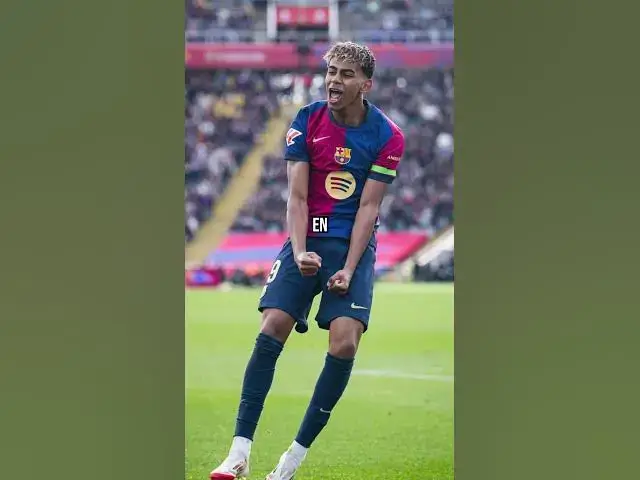 Video thumbnail for LAMINE SUPERÓ UN REGISTRO HISTÓRICO DE MESSI