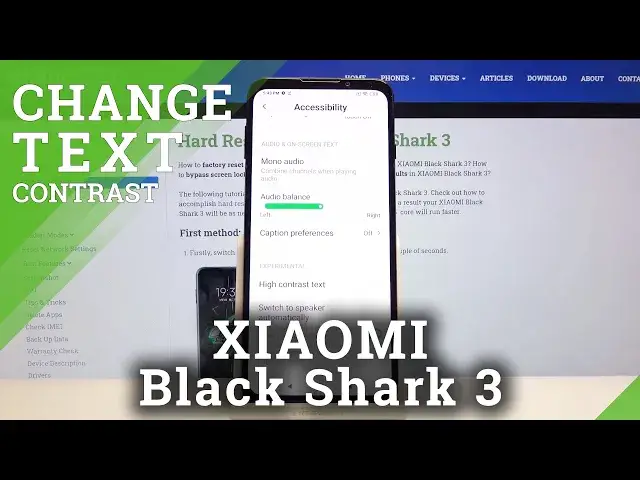 Video thumbnail for How to Activate High Contrast Text in XIAOMI Black Shark 3 – Change Contrast
