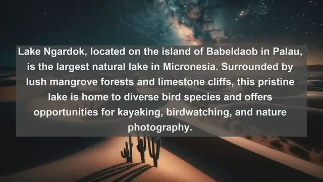 Video thumbnail for Unveiling Micronesia's Natural Jewels: Top 10 Famous Lakes