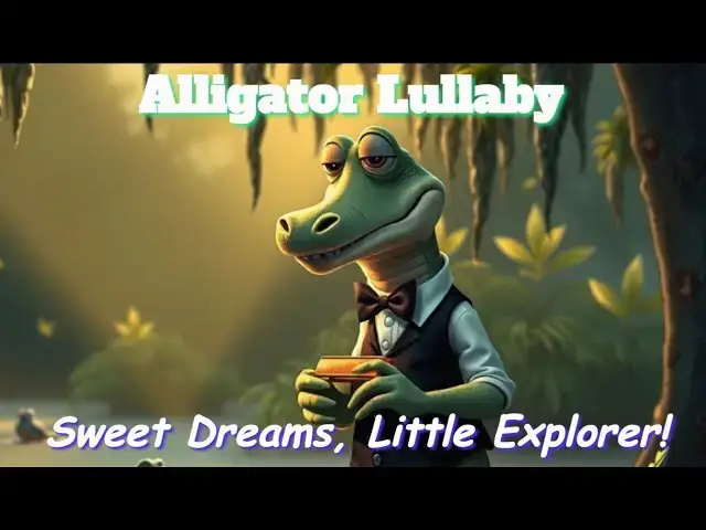 'Video thumbnail for ALLIGATOR LULLABY: Sweet Dreams, Little Explorer!'