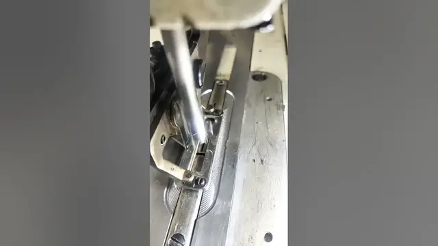 Video thumbnail for button hole machine