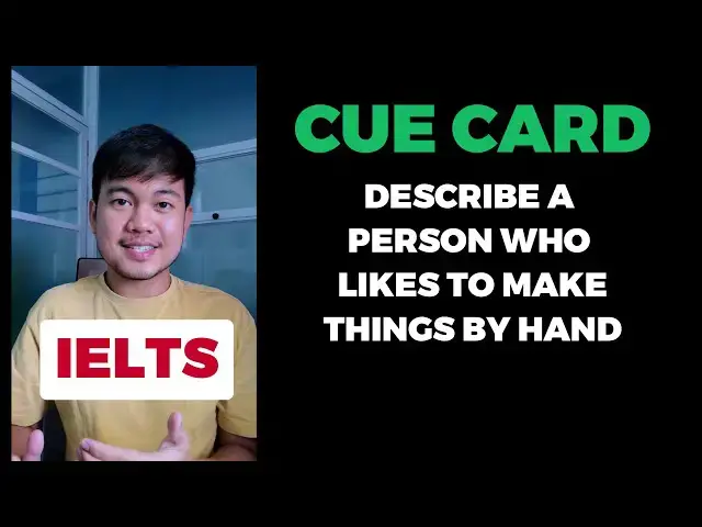 Video thumbnail for CUE CARD ANSWER | IELTS Speaking Recent Cue Cards