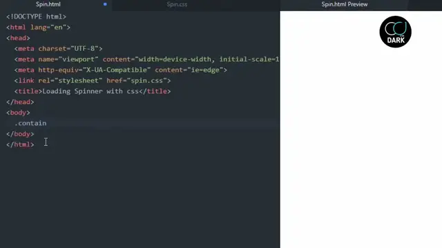 Video thumbnail for Loading ... Spinner with Html and CSS