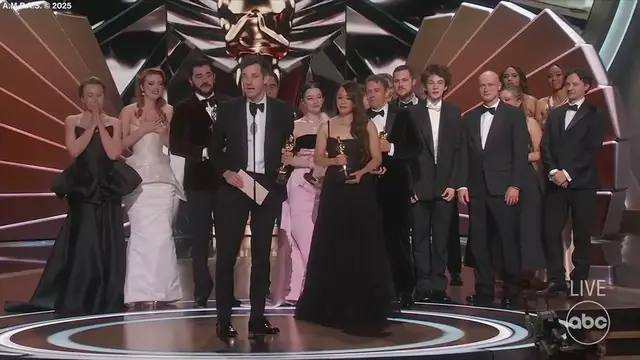 Video thumbnail for Anora Triumphs: Wins Best Picture at the 97th Academy Awards 2025