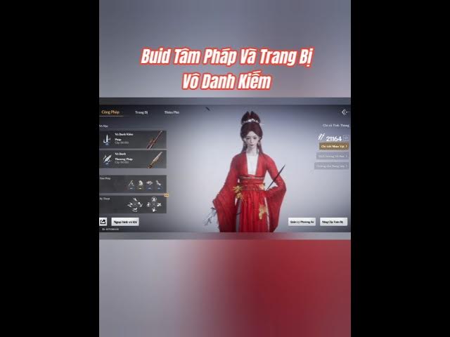 Video thumbnail for Chơi Vô Danh buid Tâm Pháp gì?