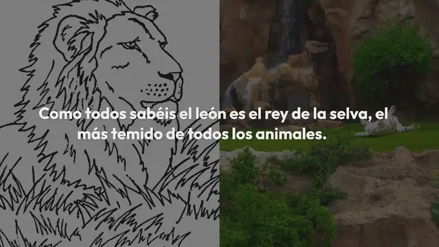 Video thumbnail for Leon para colorear