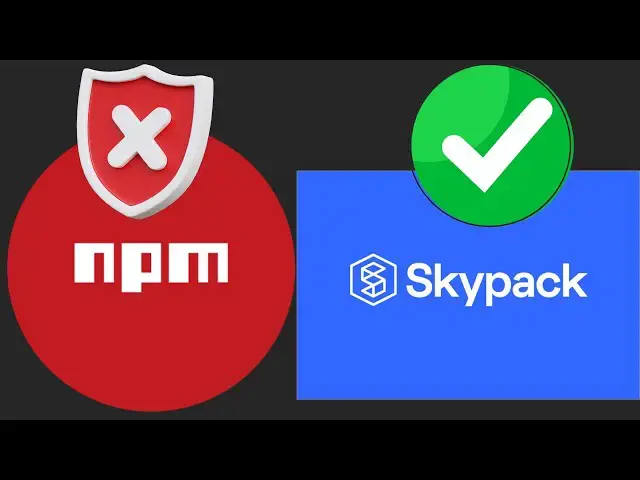 Video thumbnail for Skip NPM Installs! How to Use Skypack for Instant CDN Access to Node.js Modules