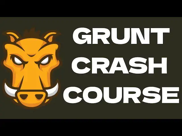 Video thumbnail for Grunt Crash Course to Setup in VSCode to Minify & Compile SCSS to CSS and JS in Node & Express & JS