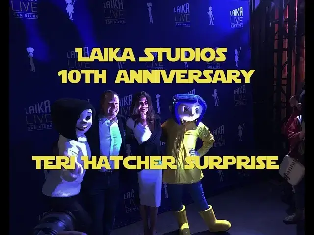 Video thumbnail for Laika Studios 10th anniversary Teri Hatcher surprise
