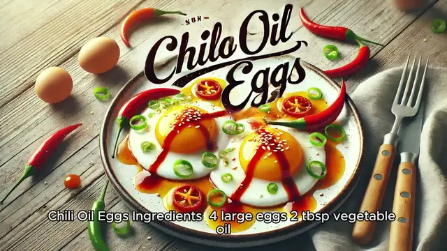 Video thumbnail for Chili Oil Eggs