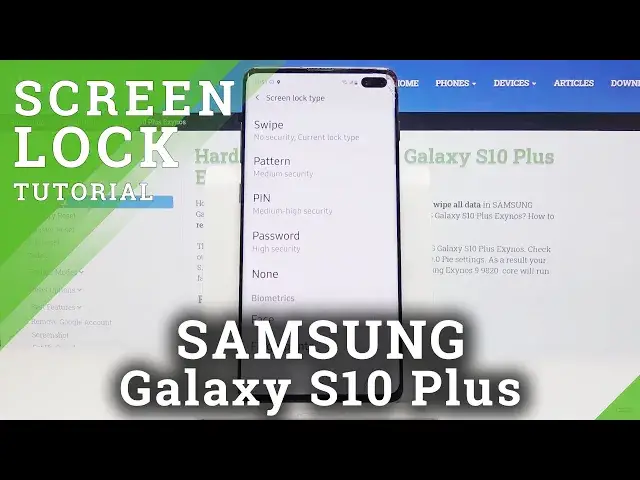 'Video thumbnail for How to Enter Screen Lock Settings in Samsung Galaxy S10 Plus - Screen Protection'