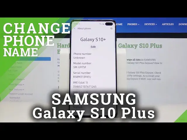 'Video thumbnail for How to Change Device Name in Samsung Galaxy S10 Plus - Rename Android Smartphone'