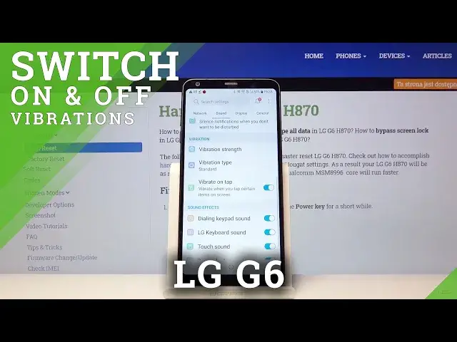 'Video thumbnail for How to Enter Vibration Settings in LG G6 - Customize Device Vibration'