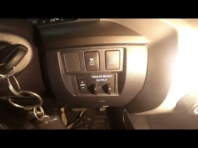 Video thumbnail for How to Use Trailer Brake in Toyota Tundra II ( 2007 - now ) | Enable Trailer Brake