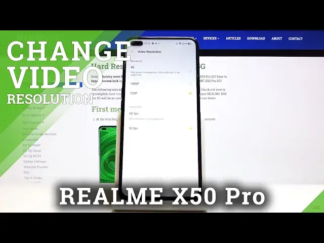 Video thumbnail for How to Pick Video Resolution in Realme X50 Pro- Set Up High Recording Resolution
