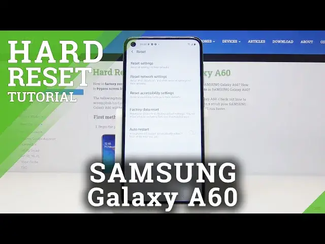 Video thumbnail for How to Perfrom Factory Data Reset in Samsung Galaxy A60 -  Hard Reset Method