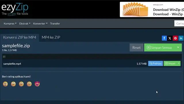 Video thumbnail for 🎬 Cara Mengonversi ZIP ke MP4 Secara Online Gratis | Tidak Perlu Instalasi Perangkat Lunak