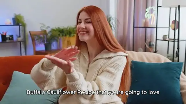 Video thumbnail for Buffalo cauliflower recipe
