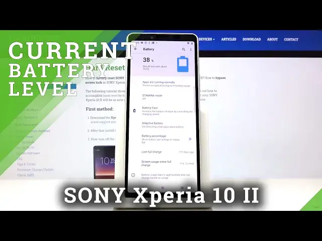 'Video thumbnail for How to Switch On Battery Percentage in Sony Xperia 10 II – Activate Current Battery Level'