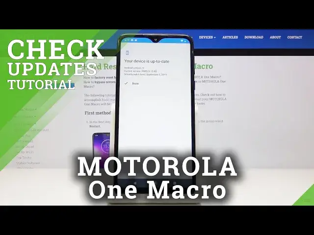 Video thumbnail for How to Check System Updates in MOTOROLA One Macro - System Version