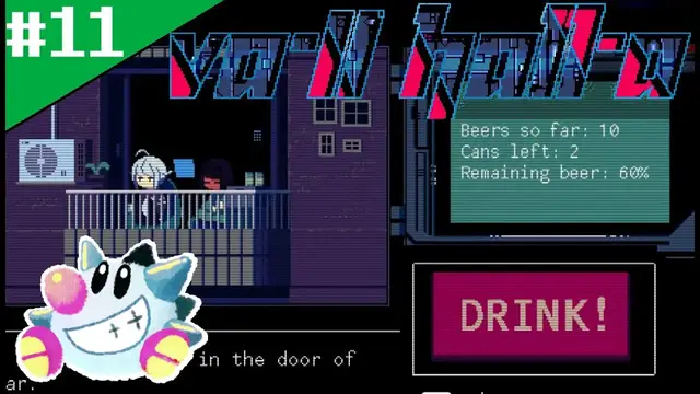Video thumbnail for Let's Play VA-11 HALL-A |Anime Cyberpunk Bartending!| (11): Mash the Beer button