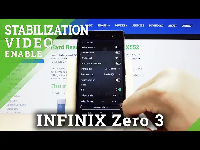 'Video thumbnail for How to Turn On Image Stabilization in INFINIX Zero 3 – Find Electric Image Stabilization'