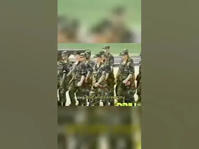 Video thumbnail for 1992 Army Basic Training 101: Marching, Saluting, and Rifle Drills! #shorts