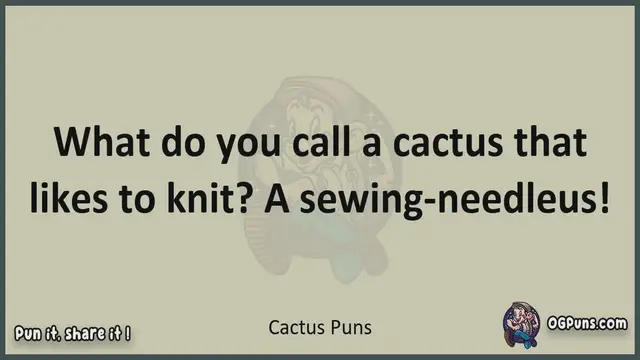 Video thumbnail for Cactus - Jokes, Puns, Wordplays, and Laughter