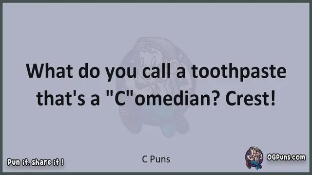 Video thumbnail for C - Jokes, Puns, Wordplays, and Laughter