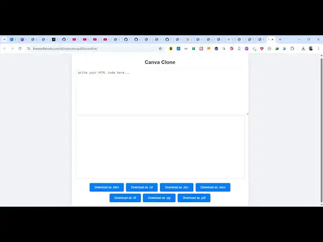 Video thumbnail for Build a Ultimate Canva PDF, HTML & Word DOCX Editor in Browser Using HTML & JS