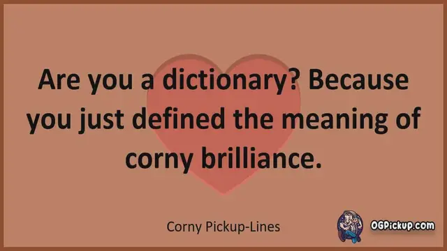 Video thumbnail for Corny - Pickup-Lines & Rizz for Him & for Her