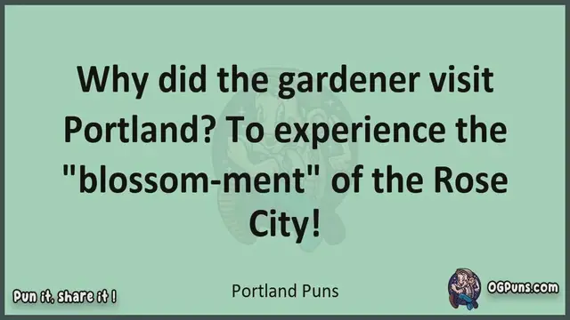 Video thumbnail for Portland - Jokes, Puns, Wordplays, and Laughter