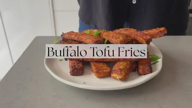 Video thumbnail for Buffalo Tofu Fries