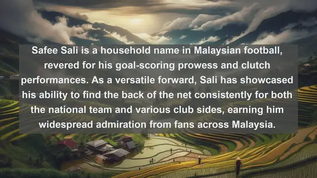 Video thumbnail for Unveiling Football Legends: Top 10 Famous Football Players in Malaysia