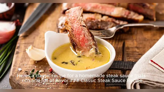 Video thumbnail for steak sauce recipe