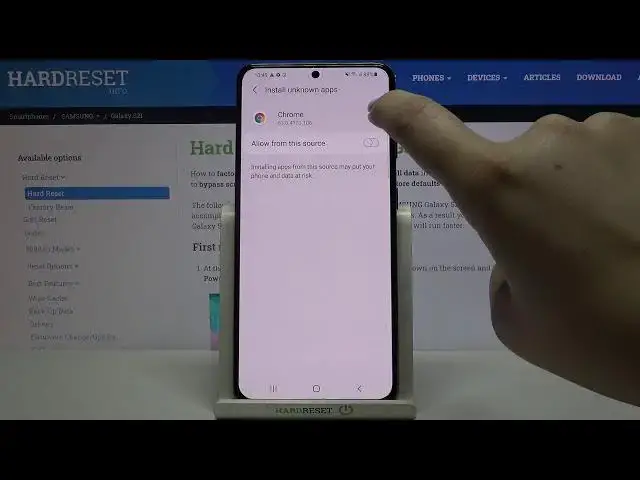 'Video thumbnail for How to Enable Unknown Sources on SAMSUNG Galaxy S21 – Install and Download Apps From Unknown Sources'